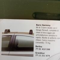 Barre portapacchi