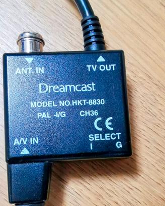 Sega Dreamcast RF Link HKT-8830 ORIGINALE Perfetto