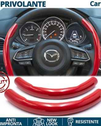 COPRIVOLANTE per MAZDA in FIBRA CARBONIO Rosso