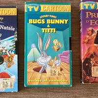 5 FILM CARTONI ANIMATI IN VIDEOCASSETTA
