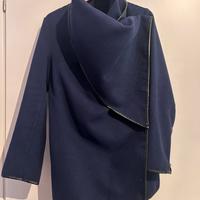 Giacca in panno blu