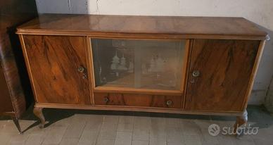 Credenza con vetrina anni 50 cm. 180