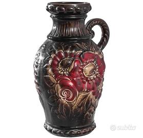 Vaso in ceramica artistica vintage, Germania Ovest