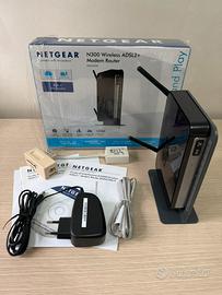 NETGEAR N300 modem router ADSL Wi-Fi DGN2200