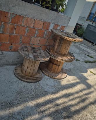 Bobine legno arredo giardini