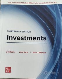 Libro universitario "Investments"