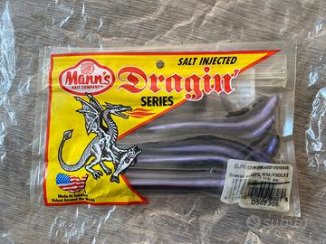 Mann’s Dragin Finesse Worm Vermi Esche Artificiali