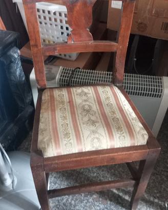 sedie antiche da restaurare