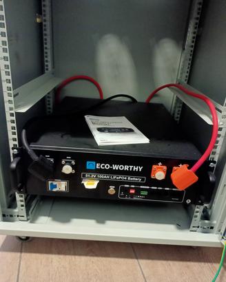 Batteria fotovoltaico litio Eco-Worthy 48V 5.12kWh