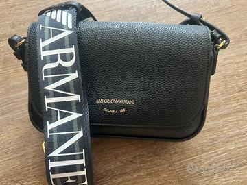 Borsetta blu Emporio Armani