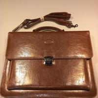 borsa 24 ore porta documenti in vera pelle, nuova