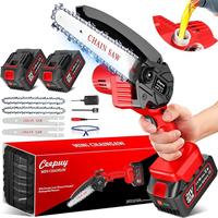 Mini Motosega a Batteria per Potatura con 2x4000 m