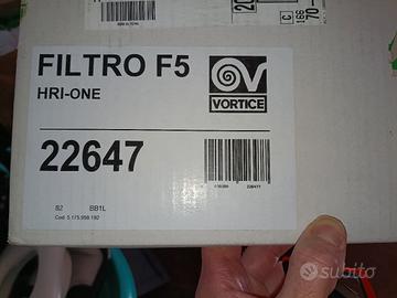 nr. 2 Filtro Vortice F5 per VMC cod. 22647