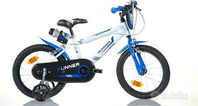 SCH Bicicletta Bambino, Blu, ruote 16
"