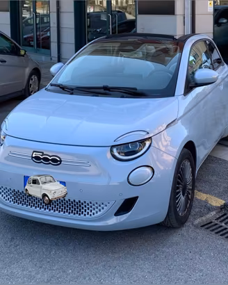 Fiat 500 elettrica cabrio