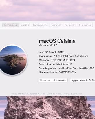 iMac (21,5 pollici, 2017)