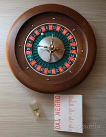 Pregiata Rouette Dal Negro in Legno, 36 cm Vintage