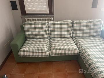 Divano 3 posti con chaise longue