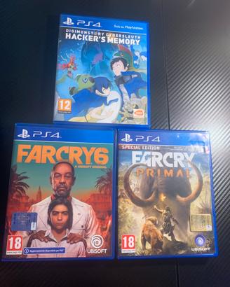 Lotto 3 giochi ps4 praticamente nuovi eccezionali