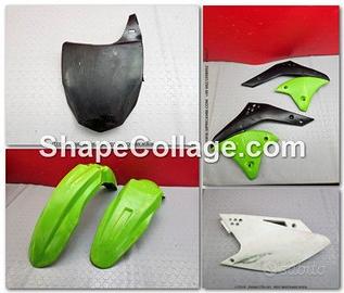 KIT PLASTICHE KAWASAKI KXF 250 2006 2007 KX-F 2008