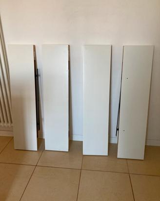 4 mensole lack ikea L 110 bianco solo ritiro (mai