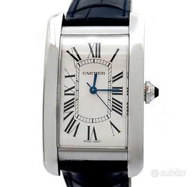 Cartier Tank Americaine 3972 Acciaio Automatic