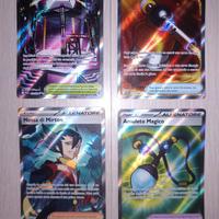 Lotto di 4 Carte Pokemon Ita Rare Holo Fuoriserie