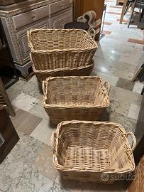 Cesti porta legna/ portatutto