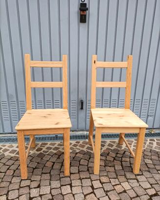 Sedie IKEA + tavolino + portaombrelli