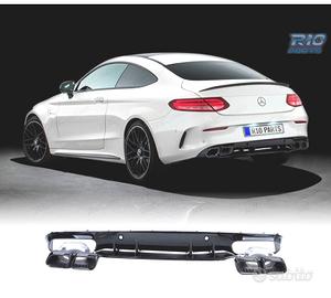 DIFFUSORE MERCEDES CLASSE C C205 COUPÉ 15-18 LOOK 