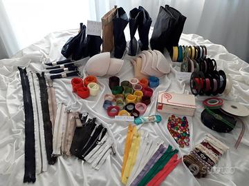 materiali di merceria nuovi