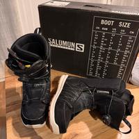 Scarponi Snowboard Salomon 42 (us 8.5)