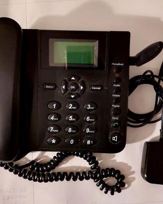 Telefono con sim card gsm fisso da tavolo scrivani