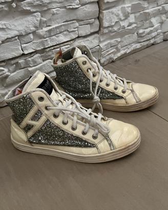 Sneakers Alte Hogan Rebel --- con Glitter ---