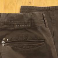 Pantaloni Incotex marrone da uomo