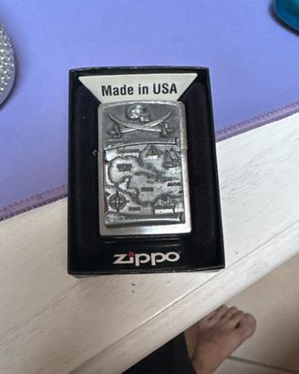 Zippo pirates map emblema 3D anno 2014 (C14)