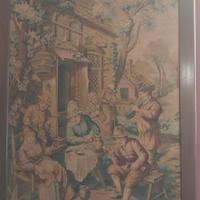 arazzo antico firmato