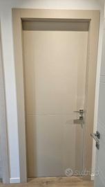 Porta in LEGNO laccato spazzolato colore Sabbia NU