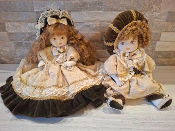 Coppia Bambole porcellana