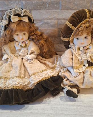 Coppia Bambole porcellana