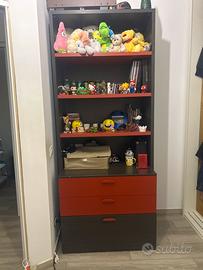 Set cameretta completo: letto,scrivania e libreria