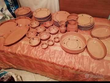 servizio in terracotta artigianale da 12