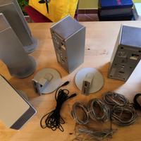 Sistema speaker Panasonic 5+1 e subwoofer