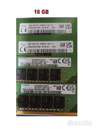 RAM 8-16 GB DDR4 PC FISSO