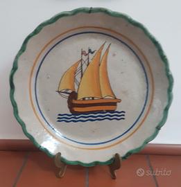 Ceramica Vietri Piatto Avallone anni 30
