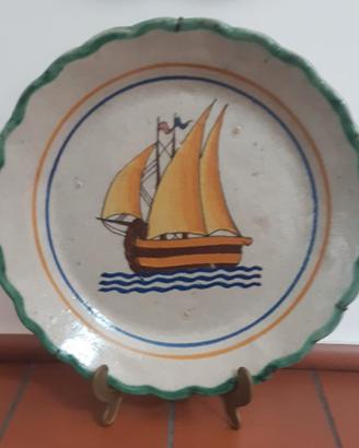 Ceramica Vietri Piatto Avallone anni 30