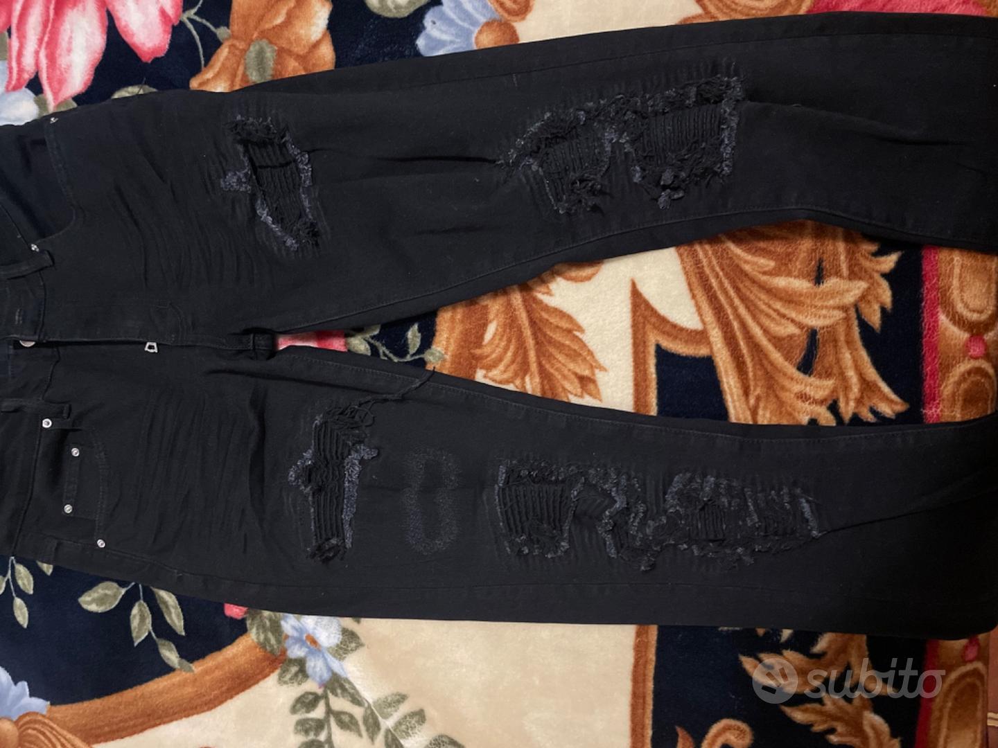 Jeans stile uk drip neri - Abbigliamento e Accessori In vendita a Verona