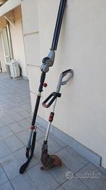 Tagliasiepe e decespugliatore 