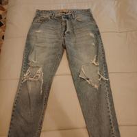 Jeans Just West strappati blu