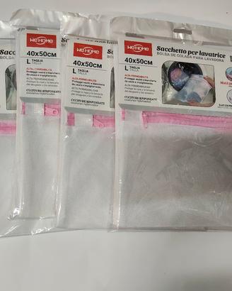 Set 4 Sacchetti Lavatrice 40×50 cm